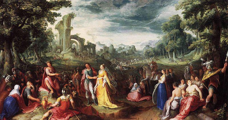 Karel van Mander The Continence of Scipio Germany oil painting art